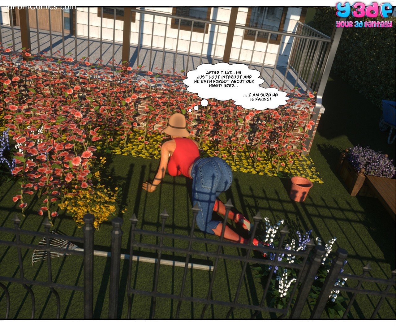 Y3DF- Something is Bugging Me17 free sex comic